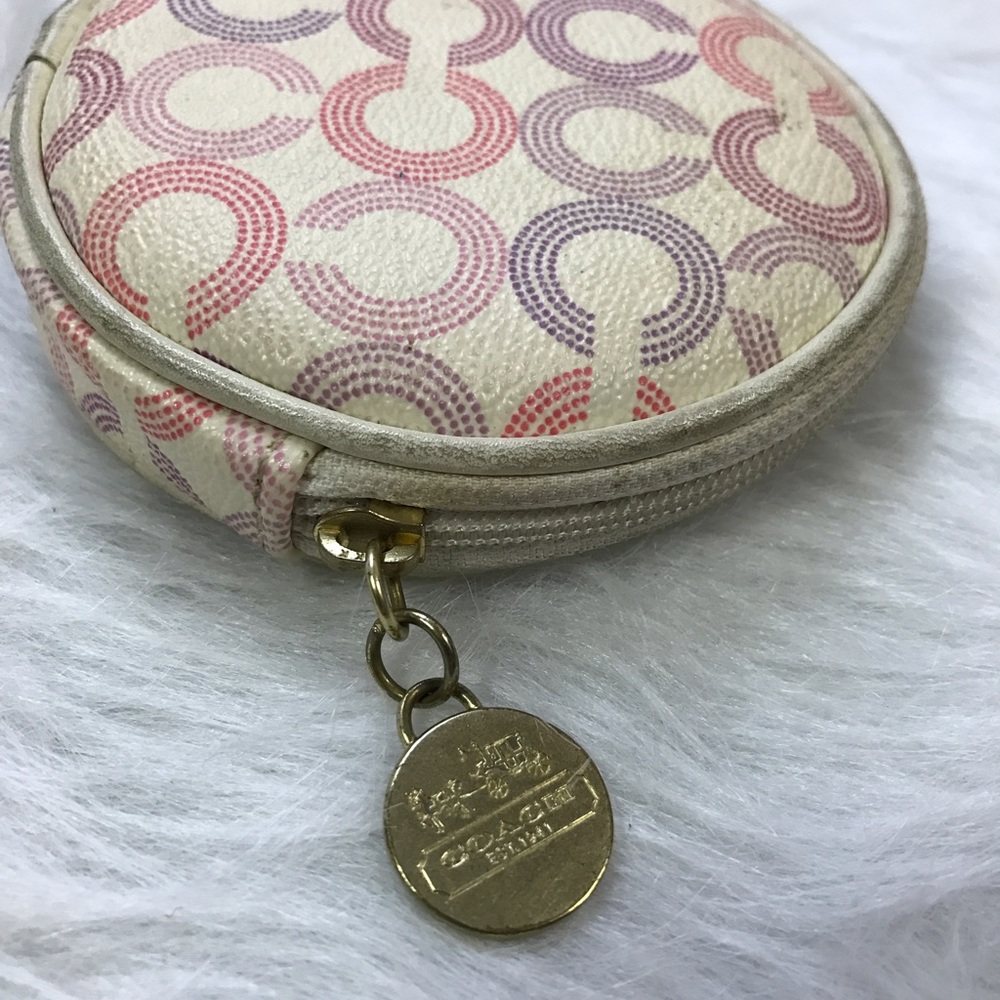 COACH monogram coin purse